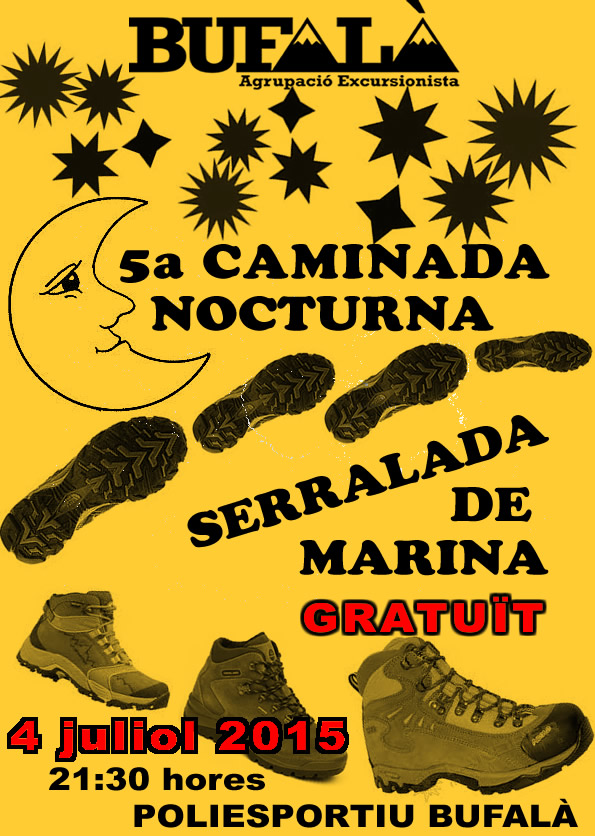 5a CAMINADA NOCTURNA PER LA SERRALADA DE MARINA