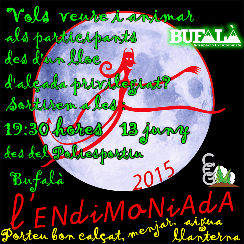 ANIMACIÓ NOCTURNA ALS CORREDORS I CORREDORES DE L’ENDIMONIADA