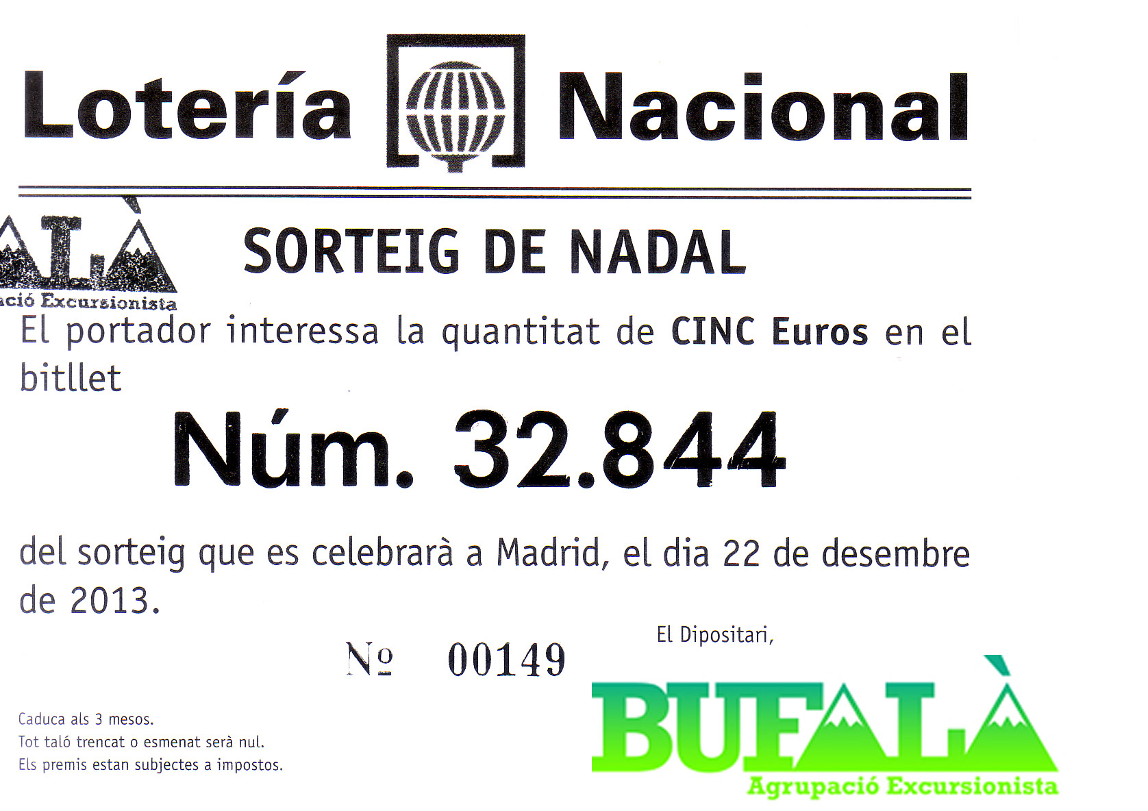 LOTERIA NADAL 2013 LOTERIA NADAL 2013
