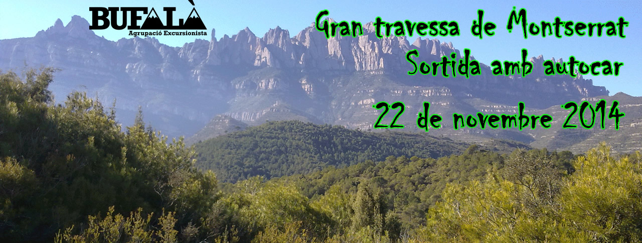 Gran travessa de MONTSERRAT