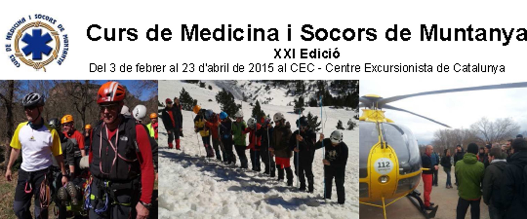 Curs de Medicina i Socors de Muntanya – XXI Edició