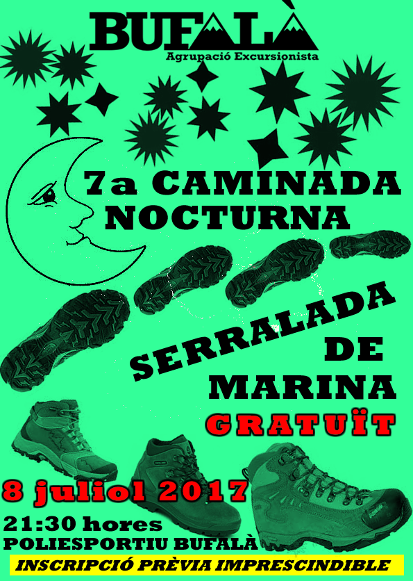 7a CAMINADA NOCTURNA per la Serralada de Marina