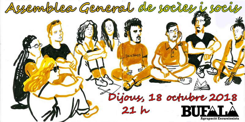 ASSEMBLEA GENERAL ORDINÀRIA  18 d’octubre 2018