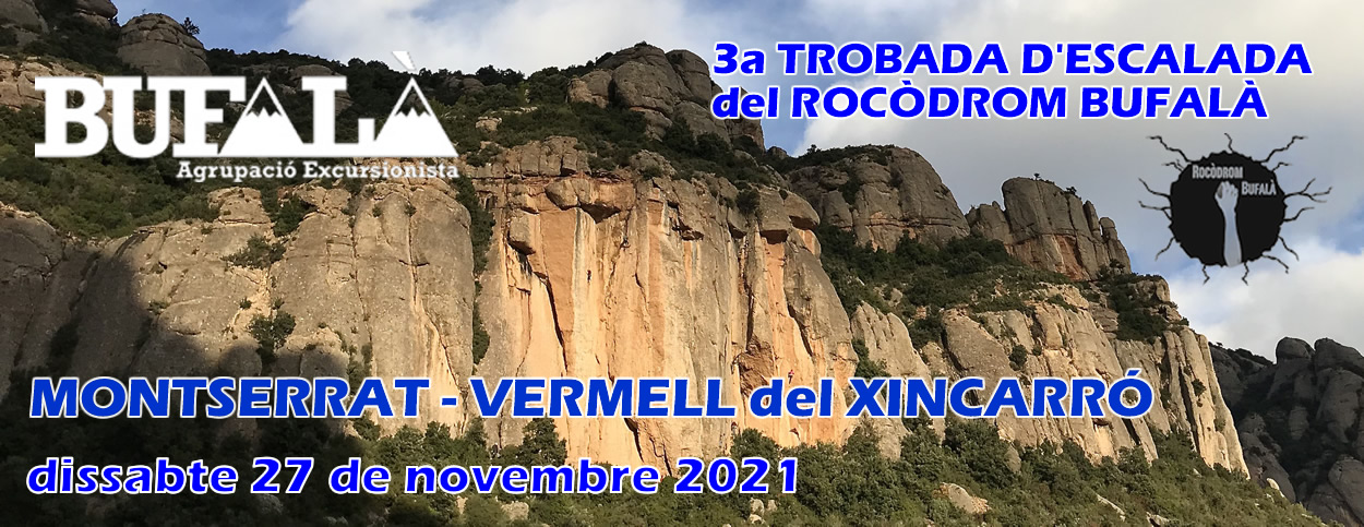 3a TROBADA D’ESCALADA del ROCÒDROM de l’ A.E.BUFALÀ 27-11-2021