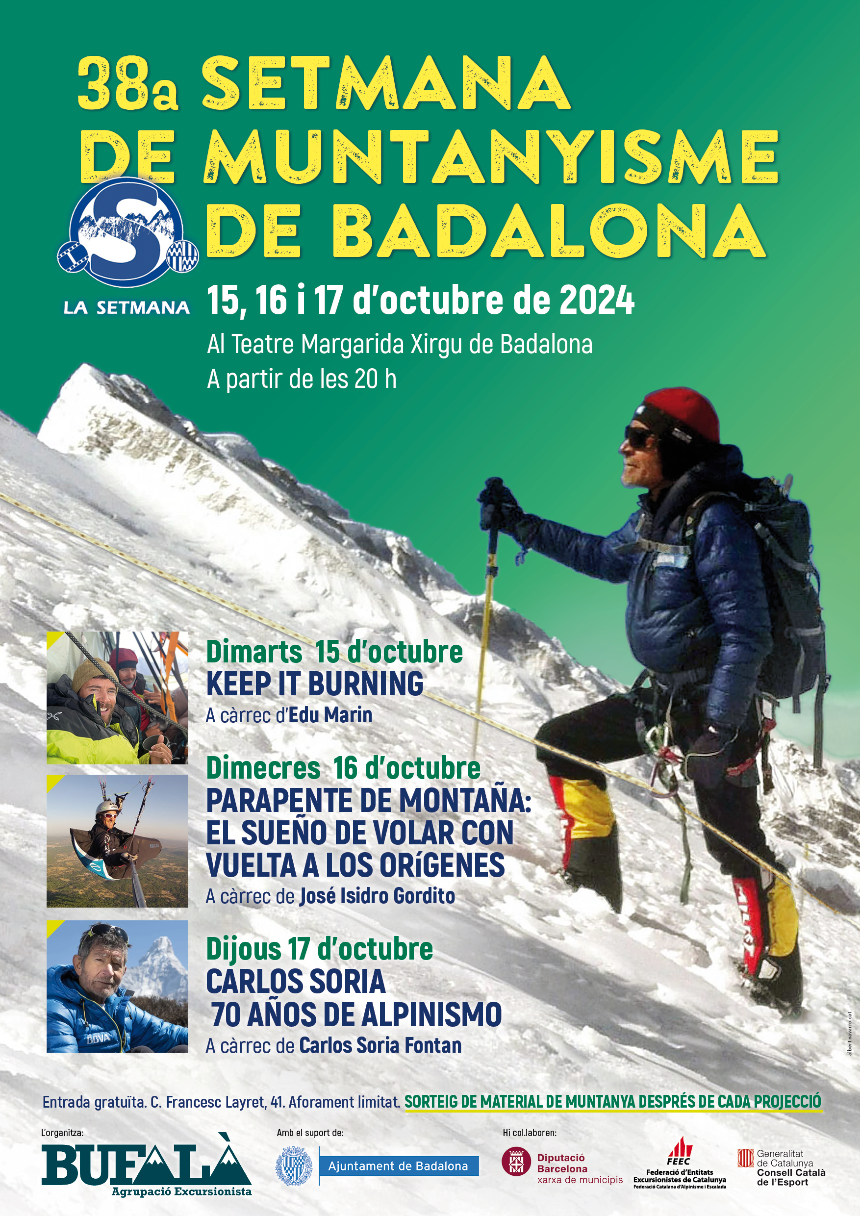 38ena SETMANA DE MUNTANYISME DE BADALONA