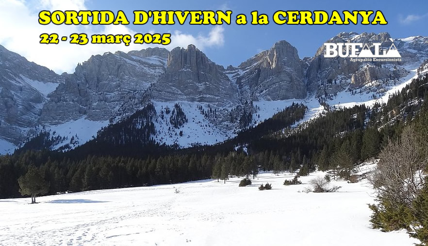 SORTIDA D’HIVERN A LA CERDANYA SORTIDA D’HIVERN A LA CERDANYA