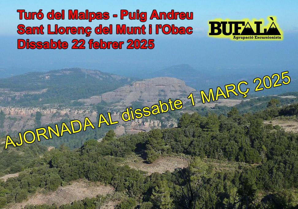 Sant Llorenç del Munt i l’Obac – Turó del Malpàs, Puig Andreu, Puigbó, Turó de Ducs i Morral del Llop