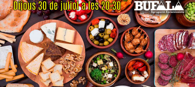 30 juliol: COMIAT DE VACANCES I SOPAR A LA FRESCA 30 juliol: COMIAT DE VACANCES I SOPAR A LA FRESCA