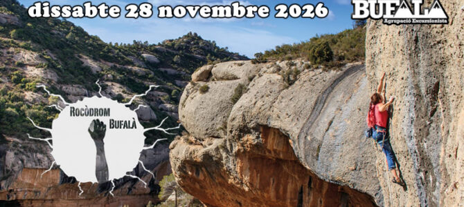 28 novembre ESCALADA: 8a trobada d’escaladores del rocòdrom BUFALÀ